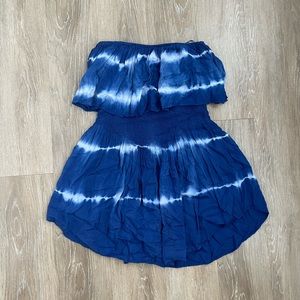 Strapless Tie Dye Romper